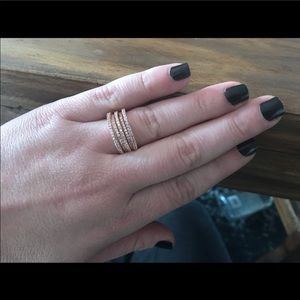 Rose gold ring